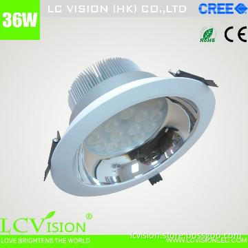 LED lighting/36W CREE LED Down light / Dimming /Adjustable/ 2100 lm